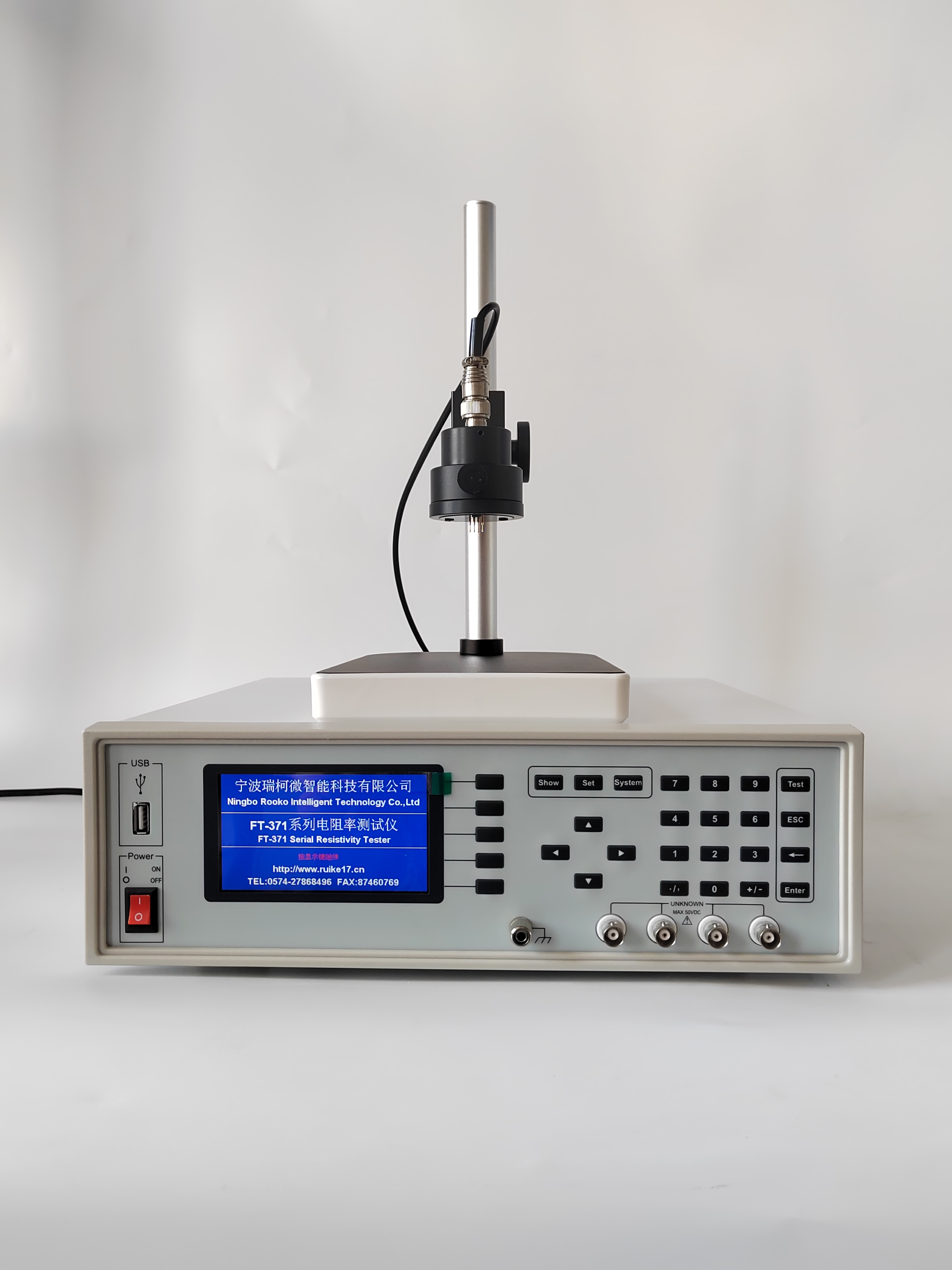 FT-340系列双电测电四探针方阻电阻率测试仪