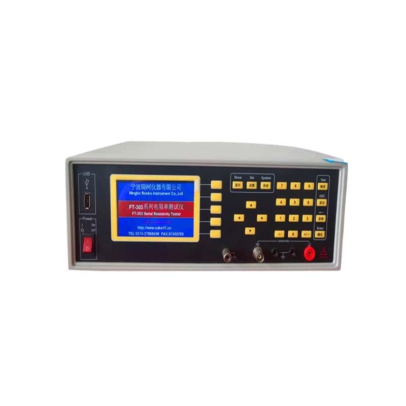 FT-303D/FT-303E 导电橡胶及静电橡胶电阻率测试仪 产品详情